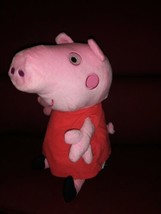 Fiesta Peppa Pig Plush 14&quot; Red Dress C16513 Stuffed Animal Ages 3+ Made In China - £15.02 GBP