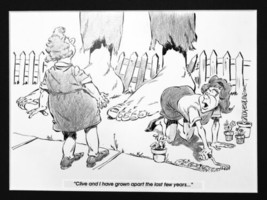 Grown apart. Signed original cartoon by Bolinger - £12.62 GBP