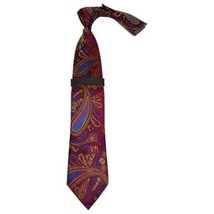 Mens Steven Land 100% Woven Silk Big Knot Tie and Hankie Set BW2411-05 Wine image 2