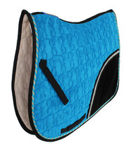Horse Saddle Pad English All-Purpose Shock Absorbing Velvet Quilted 72140TR - $38.60