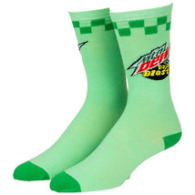Mountain Dew Baja Blast Logo Crew Socks Green - $12.98