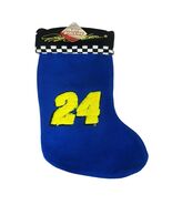Vtg Jeff Gordon #24 Plush Nascar Christmas Stocking Blue Black Winners C... - $307.98 MXN