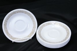 Corelle Woodland Brown Saucers 6.25&quot; Lot of 10 - £23.56 GBP