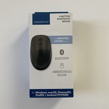 Insignia - Bluetooth 3-Button Mouse - Black - $8.36