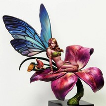 1/20 90mm Resin Model Kit Beautiful Girl Butterfly Fairy and Flower Unpainted - £33.43 GBP