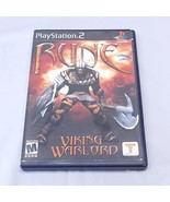 RUNE VIKING  WARLORD PS2  (Complete w/ Manual, Tested) - £10.94 GBP