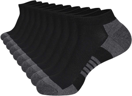 10 Pairs Mens Ankle Socks Men 10 Pack Low Cut Comfort Cushion Casual Socks S-M - £20.72 GBP