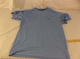 Columbia Sportswear OMNI-WICK Advanced Evaporation Blue Short Sleeve T Shirt Xl - £12.54 GBP