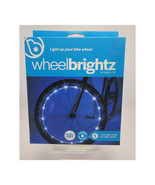 Wheel Brightz LED Bicycle Safety Light Accessory Blue For ONE Wheel- NEW - $12.97