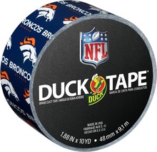 Duck Duct Tape Denver Broncos NFL Team Logo 1.88&quot; 10 Yards 241434 - £8.66 GBP