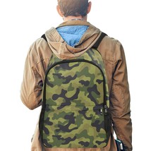 Camouflage Camo School Backpack with Side Mesh Pockets - £35.30 GBP