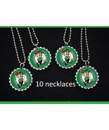 Boston Celtics basketball  party favors lot of 10 necklaces necklace loot bag - $13.25