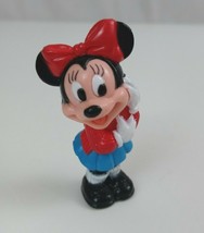 Disney Minnie Mouse Red Sweater &amp; Blue Skirt 2.25&quot; Collectible Figure - $12.86