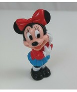 Disney Minnie Mouse Red Sweater &amp; Blue Skirt 2.25&quot; Collectible Figure - €11,02 EUR