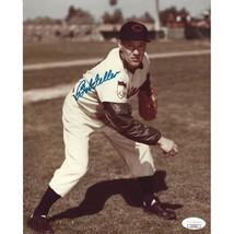 Bob Feller Signed 8x10 Photo JSA COA Cleveland Guardians Autograph - $38.21