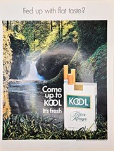 KOOL FILTER KINGS CIGARETTES-River-Mountains Country-1971 Vintage Print Ad - $10.04