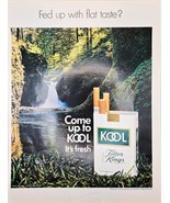 KOOL FILTER KINGS CIGARETTES-River-Mountains Country-1971 Vintage Print Ad - €8,77 EUR