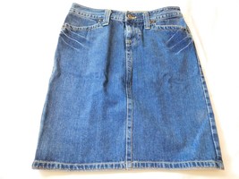 Tommy Hilfiger Women&#39;s Junior&#39;s Denim Jean Skirt Blue Size 4 Pre-owned EUC - £18.21 GBP