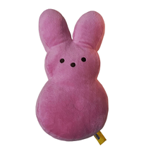 PEEPS Pink Bunny Rabbit Marshmallow Plush Toy (2010) Just Born, Inc. 9&quot; Tall - £10.13 GBP