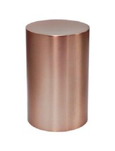 Large/Adult 200 Cubic Inches Copper Color Stainless Steel Cylinder Cremation Urn - $189.99