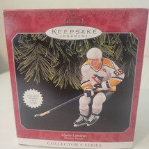 Hallmark Mario Lemieux Collector’s Series ornament 1998 With Trading Card - £7.58 GBP