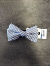 MSRP $49 Maison Street Mens Bowtie Blue Stripe - $14.82