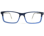 Robert Mitchel Large Eyeglasses Frames RMXL 20216 NAVY Blue Grey Clear 5... - $55.91