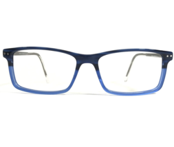 Robert Mitchel Large Eyeglasses Frames RMXL 20216 NAVY Blue Grey Clear 56-16-145 - £43.96 GBP