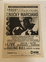 Rocky Marciano Tv Guide Print Ad Jon Favreau Penelope Ann Miller TPA12 - £4.68 GBP