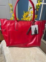 Never used - Still has one Tag - Longdon Fog Red Leather Tote Bag - $70.79