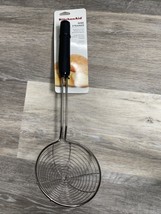 New KitchenAid Asian Strainer Wire Basket- Black colors Soft Grip - £23.70 GBP