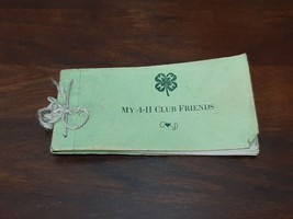 1935 Autograph book 4 H 4H Club , Camp Carlisle New Hampshire NH Towns - $9.49
