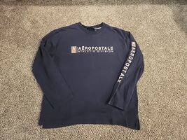 Aeropostale Vtg Y2K Long-Sleeve Logo Tshirt Mens Sz Large Preppy Skater ... - $29.70