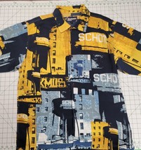 Schott Origin 1913 Men&#39;s City Logo Urban Button Short Sleeve Large Shirt - $75.00