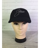 Selena Quintanilla Bling Lettering Logo Black Strapback Dad Hat Cap Adju... - £54.91 GBP