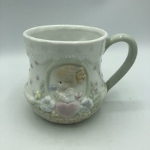 Precious Moments 3D Coffee Mug Cup 1995 Kitchen Is The Heart Of The Home Green - £9.60 GBP