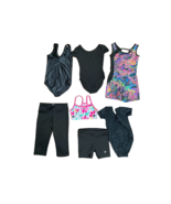 pre-own Gymnastics Leotards Shorts Bra girl&#39;s sz 4-5 Dance Ballet Sport ... - $27.62
