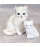 Vintage Persian Kittens Figurine Porcelain Lot of 2 - £10.31 GBP