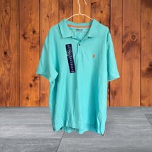 - IZOD Advantage Performance Polo Shirt Men’s 2XL Stretch  Aqua Quick Dry - £17.68 GBP