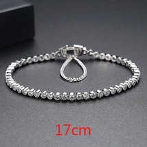 Personalized Design Bead Tennis Bracelet for Women Round CZ Stone Bracelet for G - $31.88