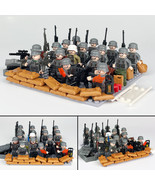16Pcs WW2 Country Military Commando Minifigures SWAT Soldier Poliece Min... - $391.84 MXN