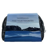 Bareminerals Find Your Favorites Make Up Bag Black Metallic Zip Around - $11.29