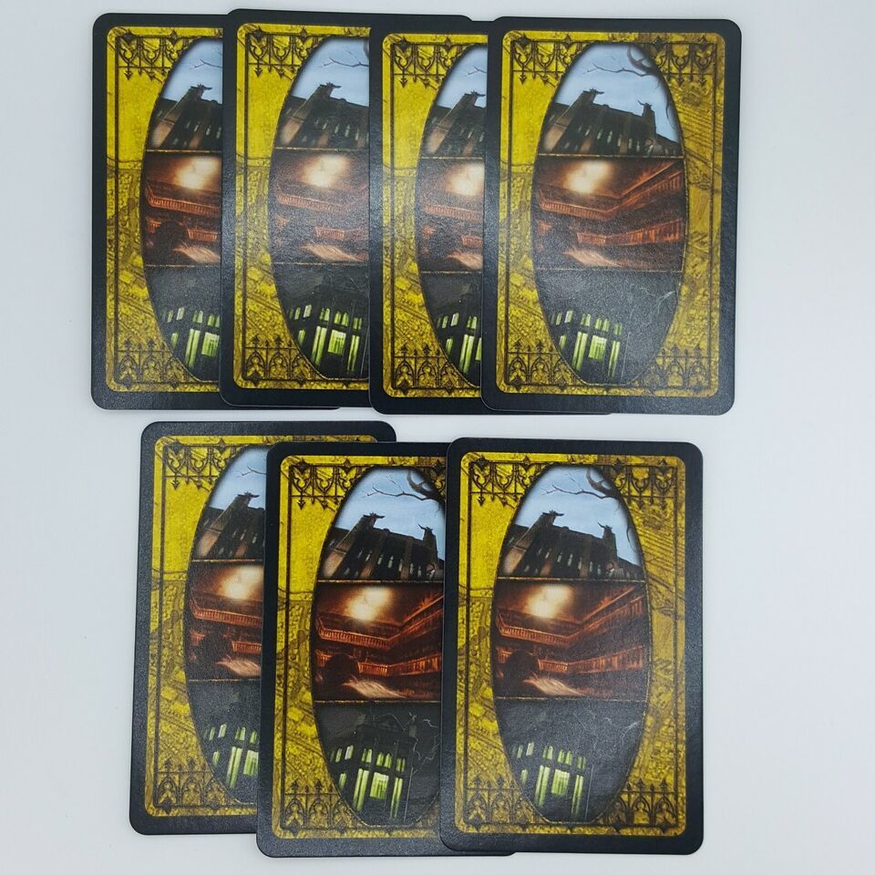 Arkham Horror Call Cthulhu Replacement Ancient One 7 Yellow Location Cards Game - £5.44 GBP