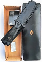 Gerber Strongarm Fixed Blade Survival Knife Modular MOLLE Sheath Black Strong - £29.40 GBP