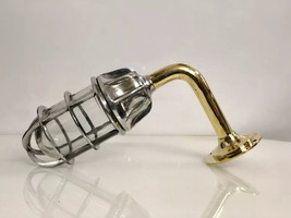 Nautical Marine Swan Neck Solid Aluminum Wall Light With Brass Pipe 2 pcs - $189.05