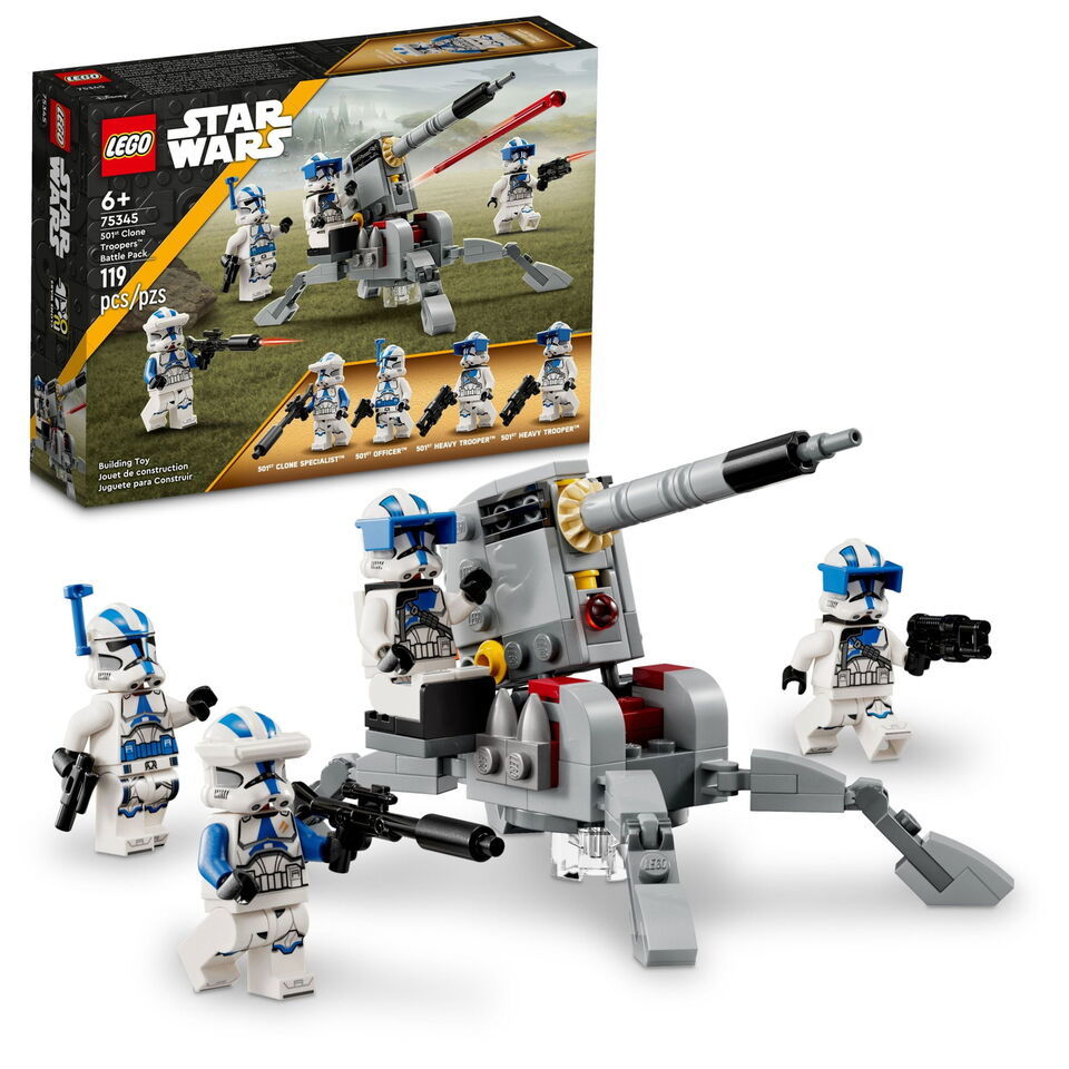 LEGO Star Wars 501St Clone Troopers Battle Pack 75345 Toy Set - Buildabl... - $47.82+