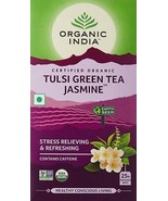 Lot of 4 Organic India Tulsi Green Tea Jasmine 100 Tea Bags Ayurvedic Na... - £46.09 GBP