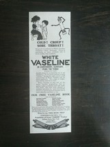 Vintage 1909 White Vaseline Chesebrough Mfg Company Original Ad - £5.22 GBP