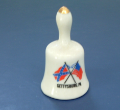 Vintage small ceramic bell souvenir Gettysburg PA - €21,45 EUR