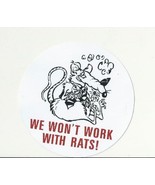 Classic Union Rat Sticker Ironworkers Pipefitters Boilermakers AFL CIO IBEW - $57.02 MXN